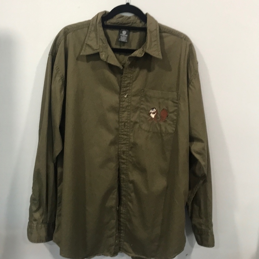 Warner Brothers Tazmanian Button down shirt
